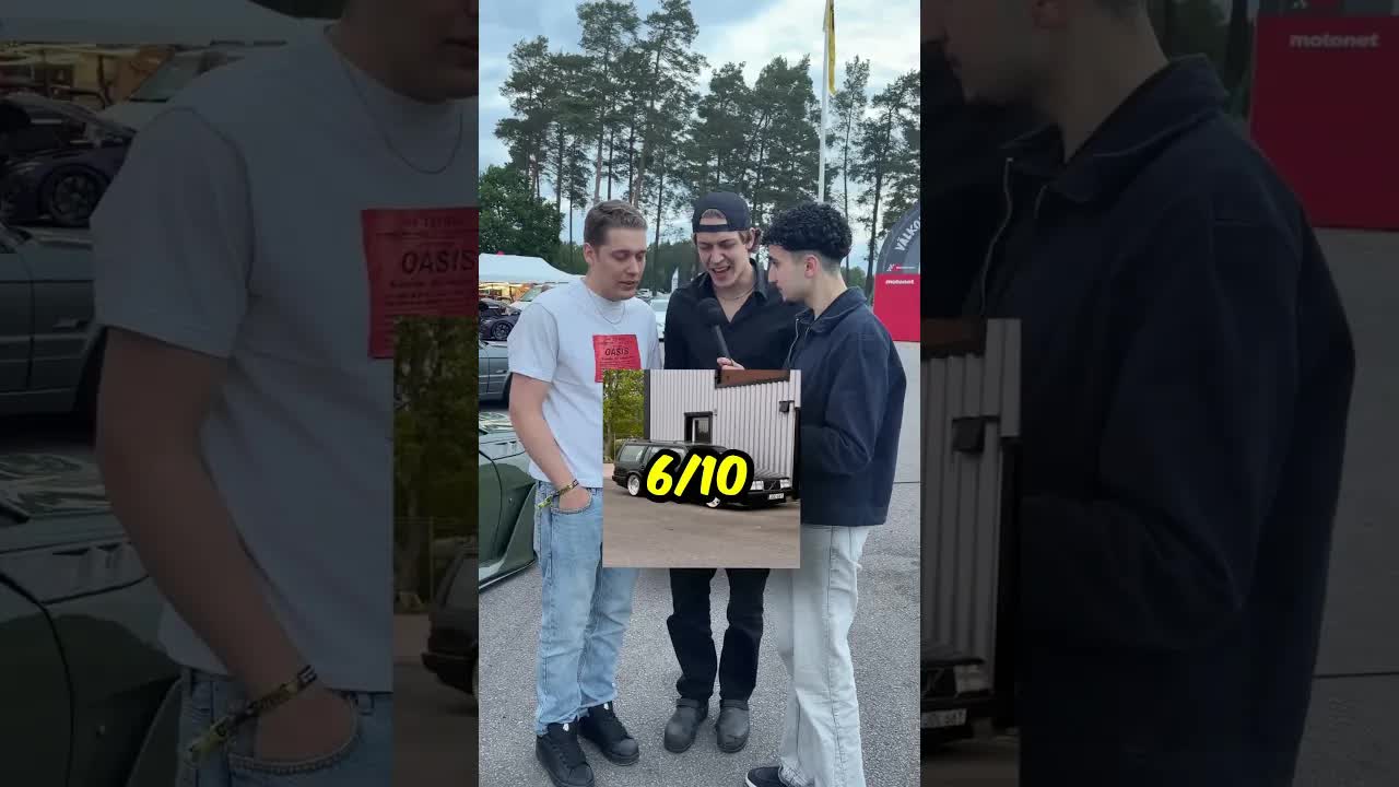Vad är din drömbil? Biltävling på gatan