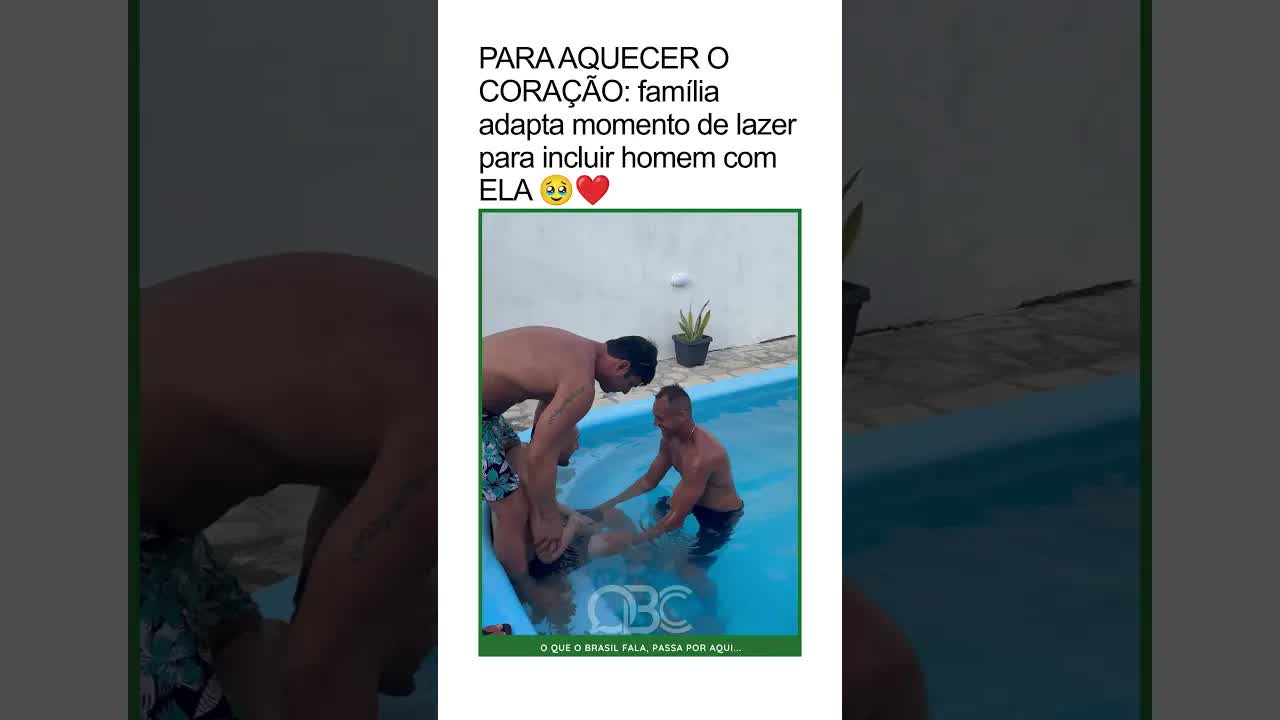 Família adapta momento para incluir pai com ELA