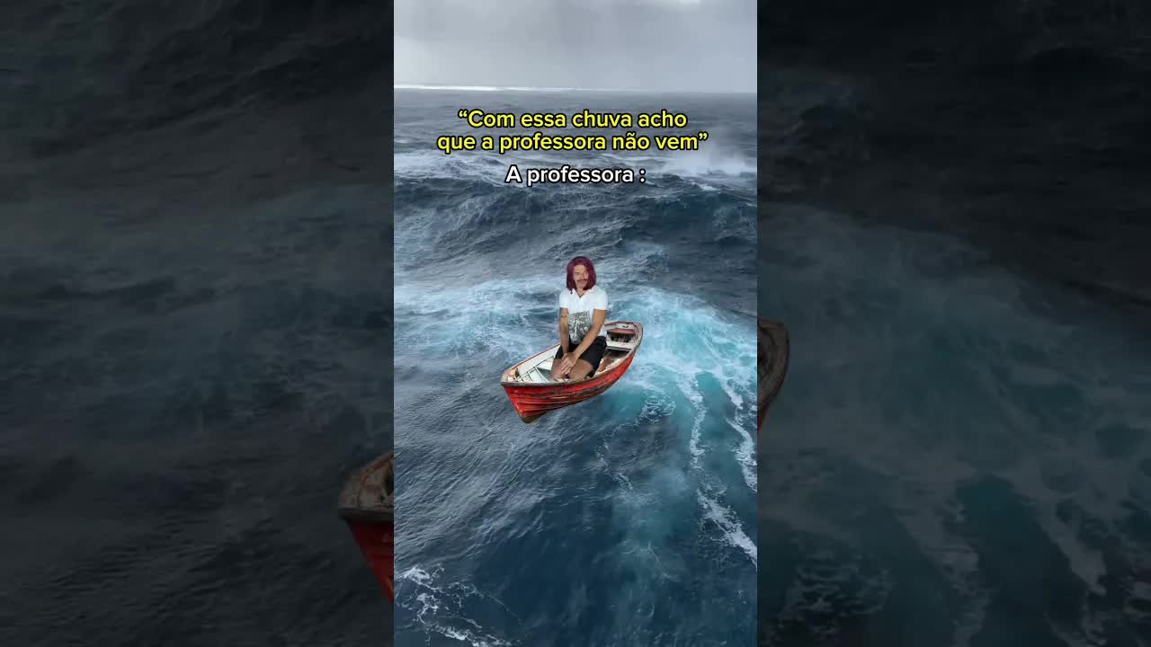 Quando chove na escola