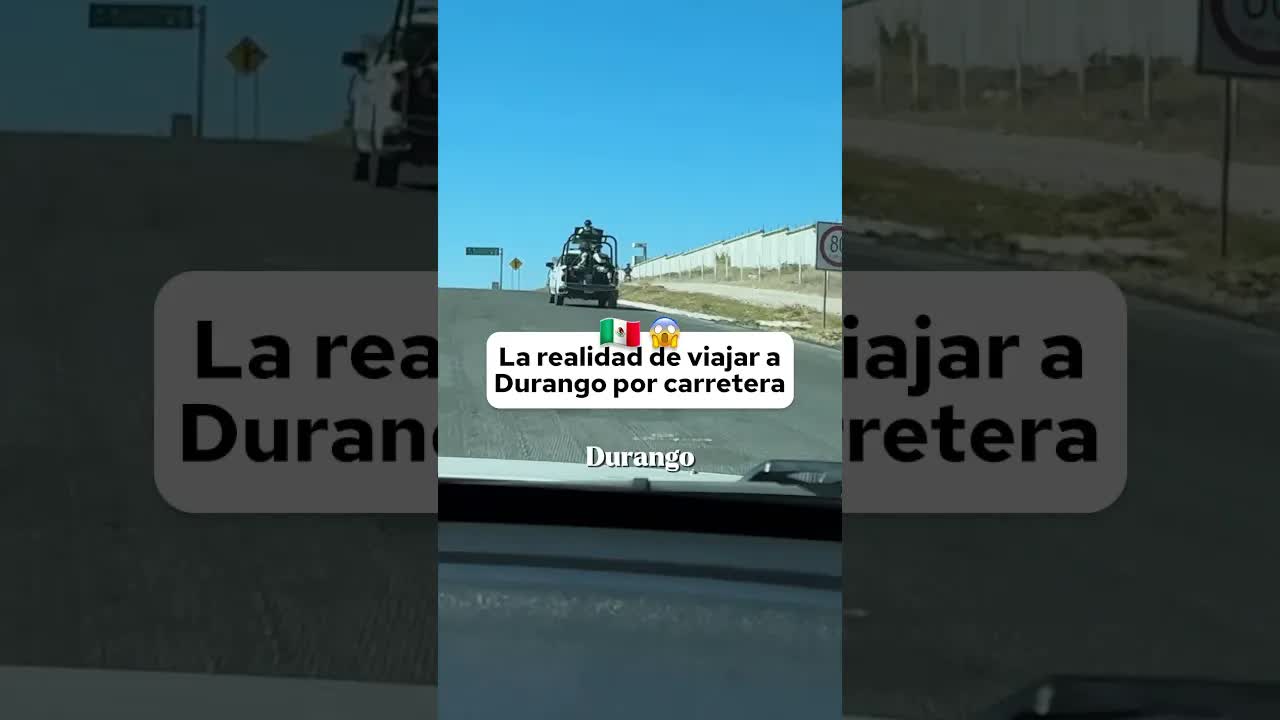 Viajando a Durango por carretera