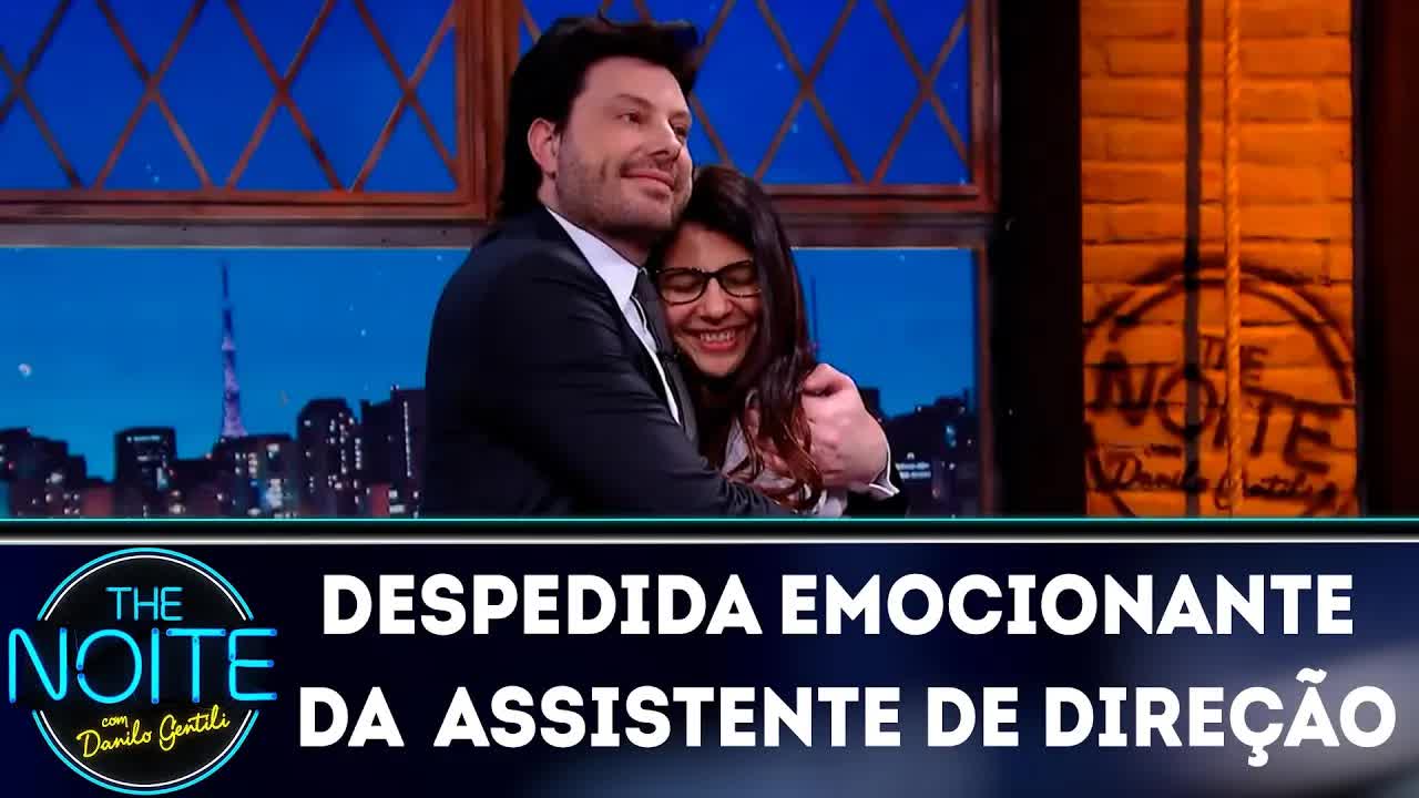 Despedida da assistente de direção do programa