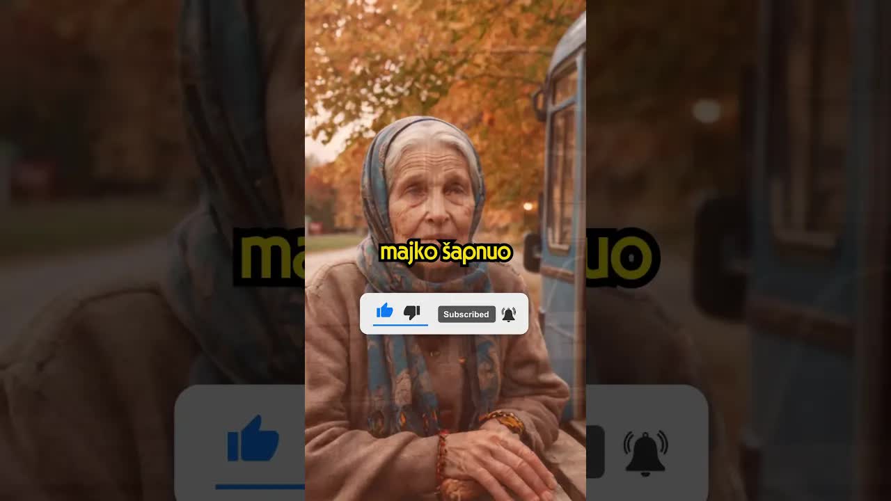 Baka koja na stanici čeka sinove