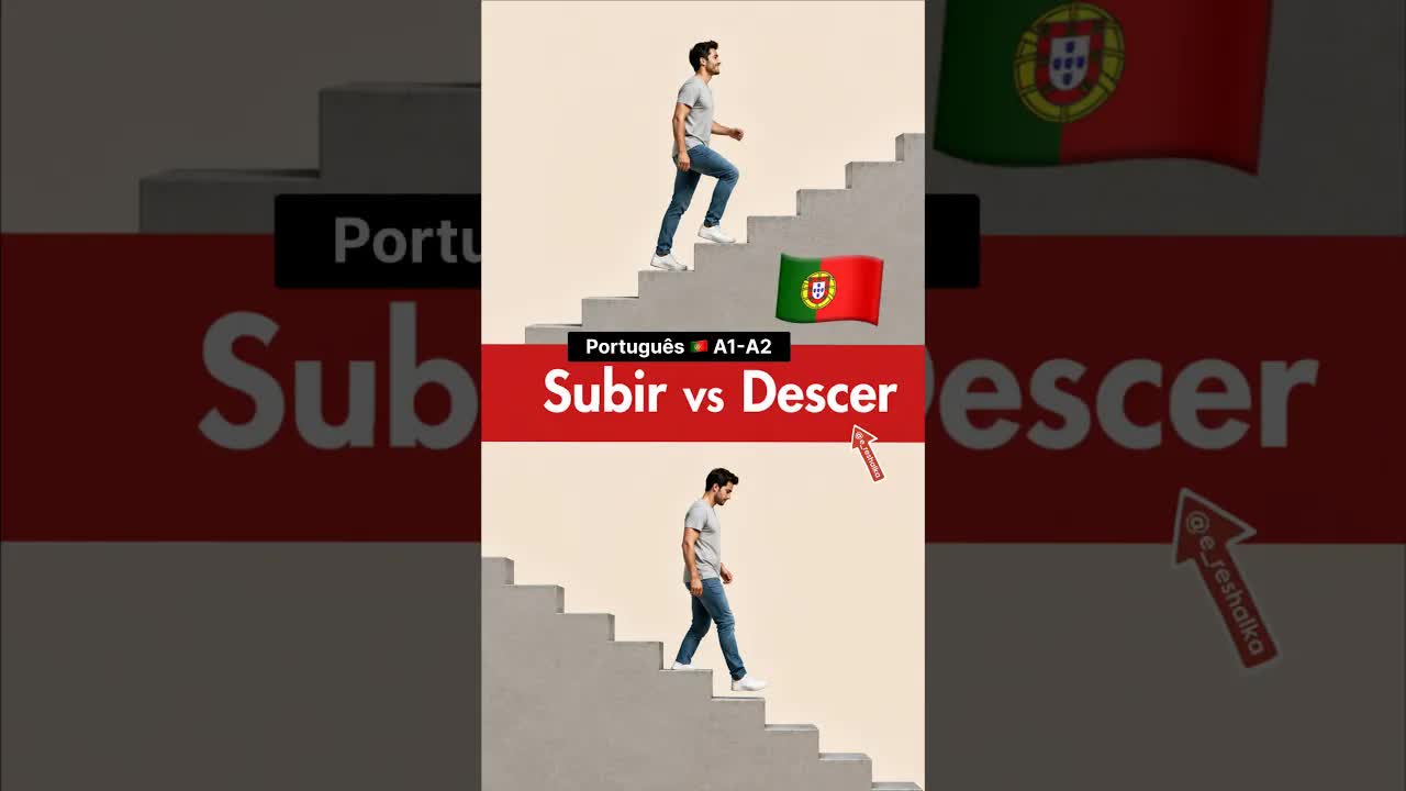 Subir e descer as escadas com o João