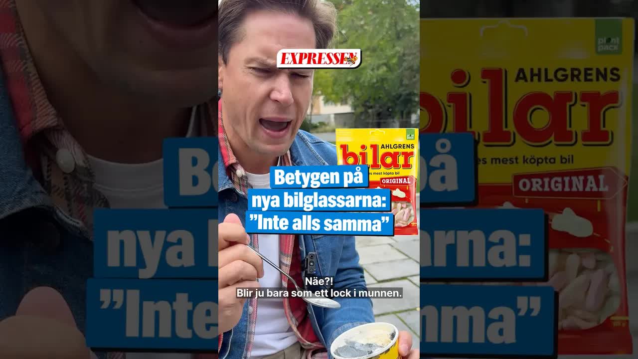 Smaktest av nya Ahlgrens Bilar-glass