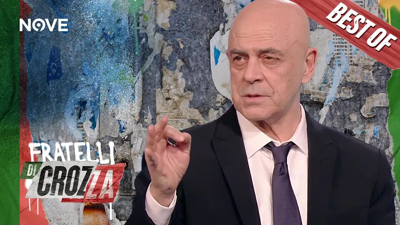 La satira politica di Crozza su Gabanelli e Mentana