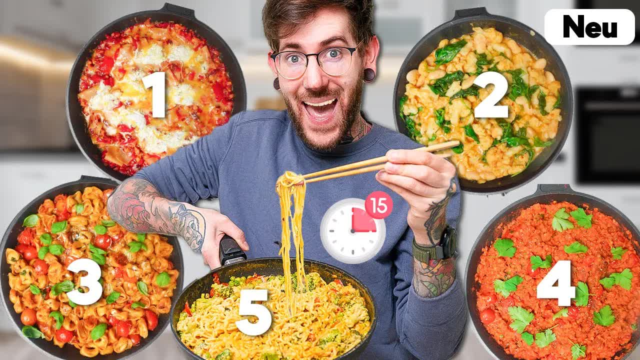 5 schnelle One-Pan-Rezepte für faule Tage
