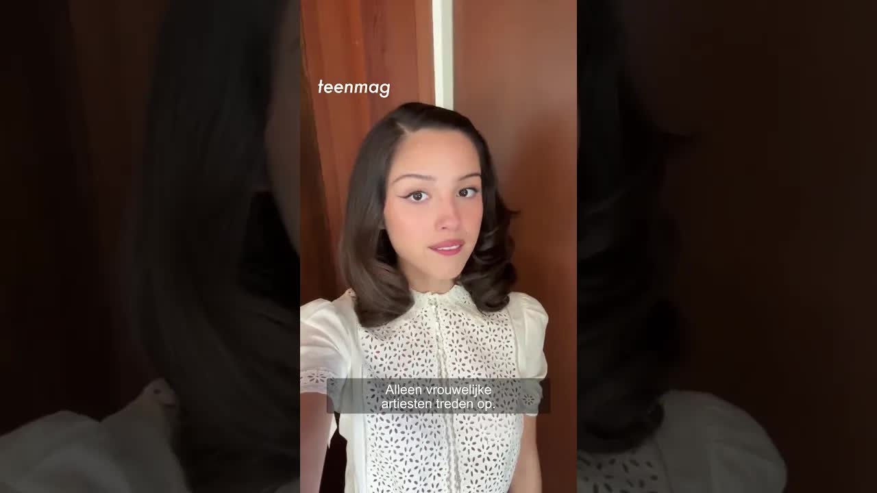 Olivia Rodrigo organiseert vrouwelijk muziekfestival