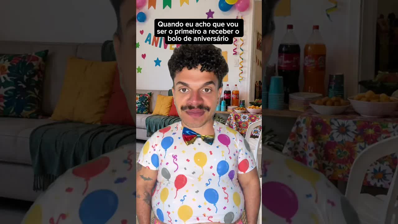 Como eu divido o bolo no aniversário