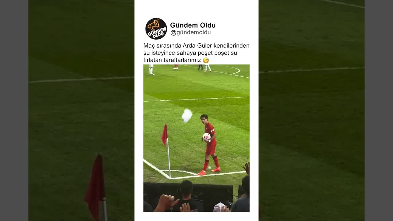 Arda Güler'e Su Fırlatan Taraftarlar