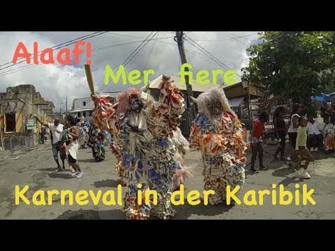 Karneval feiern auf Dominica mit der Familie
