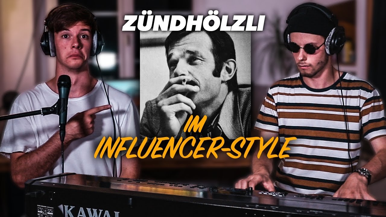 Mani Matter Zündhölzli Influencer-Parodie