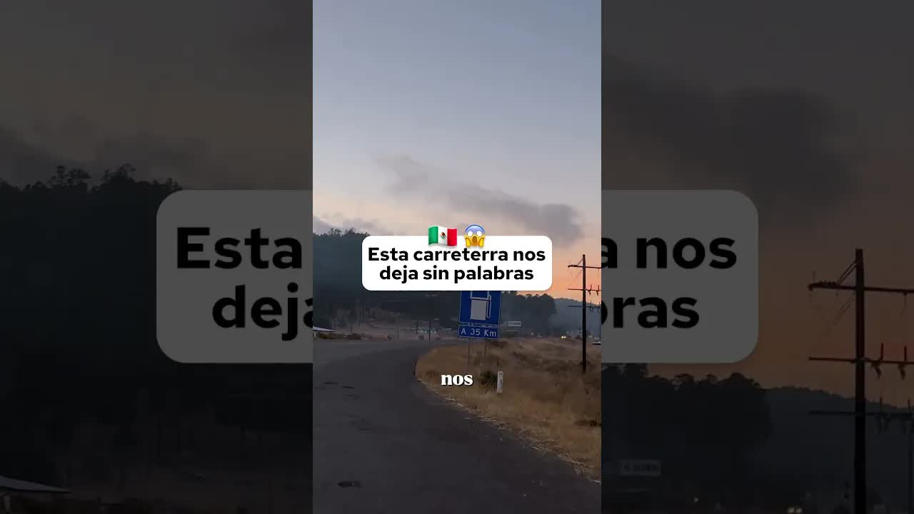 Carretera mexicana impresionante hacia Sinaloa