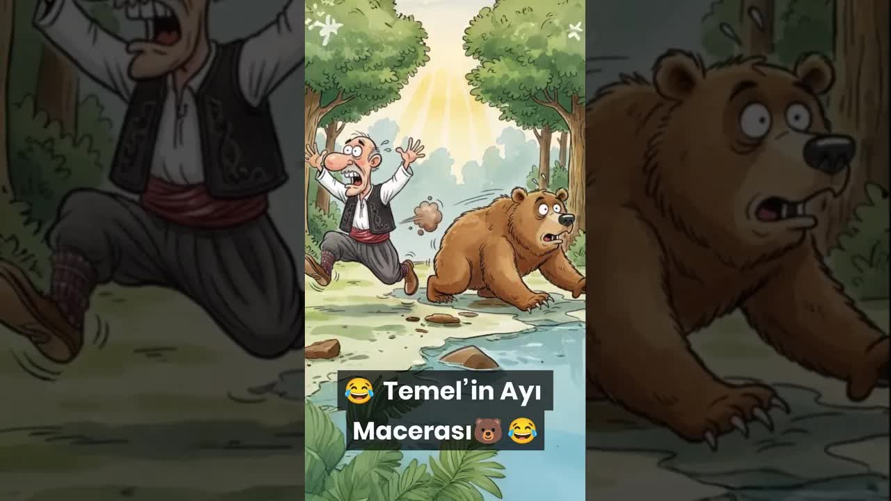 Temel'in Ayı ile Karşılaşması