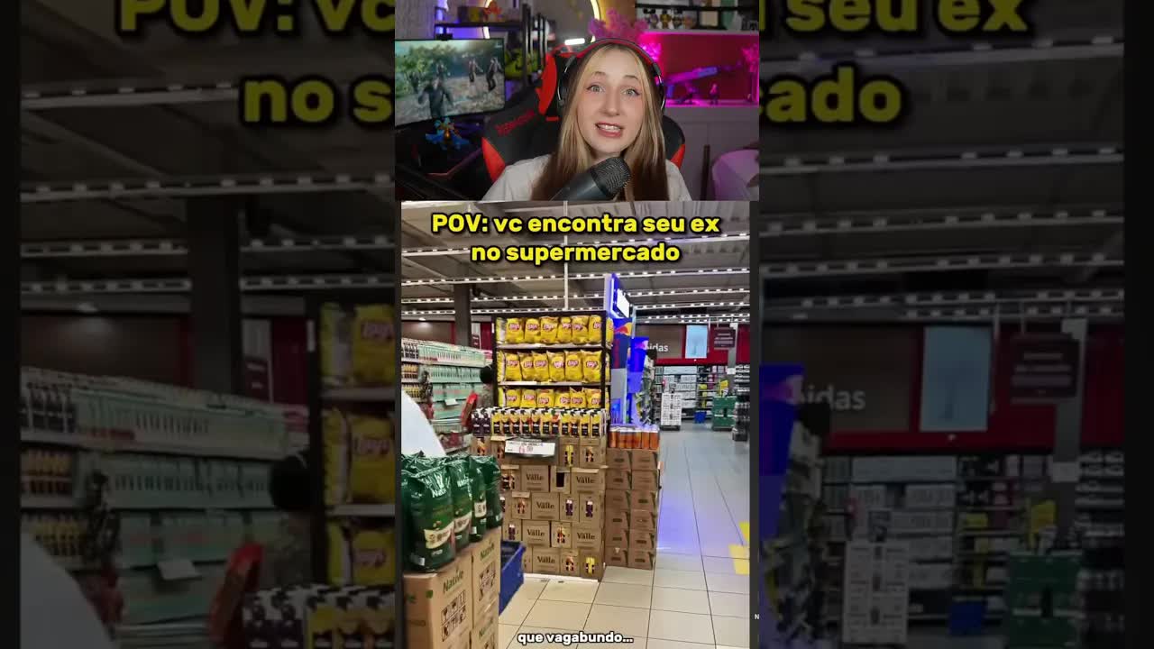 Você encontra seu ex no supermercado