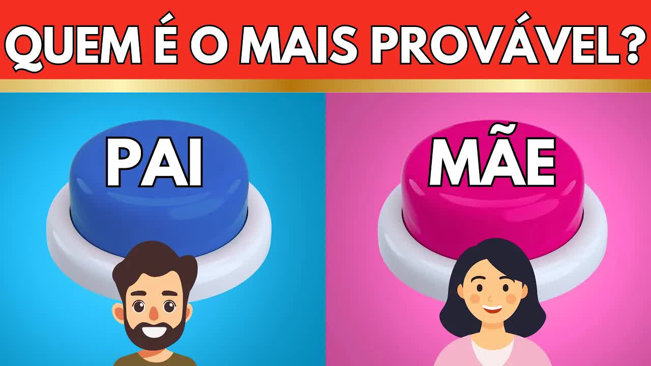 Quem é mais provável: pai ou mãe?