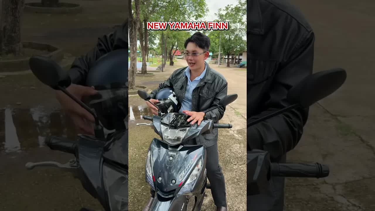 ครูนิวได้รถใหม่ Yamaha Finn ส่งขนมขาย