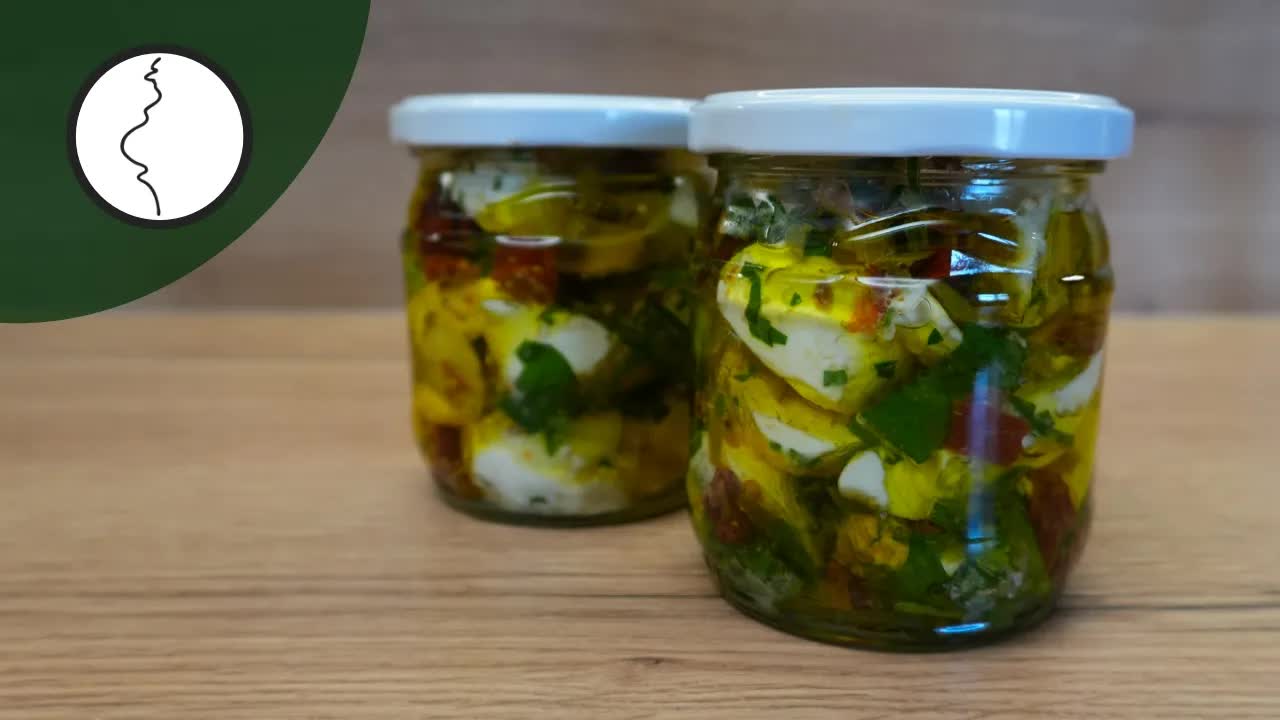 Nakládané mozzarellky na dlouhé letní večery