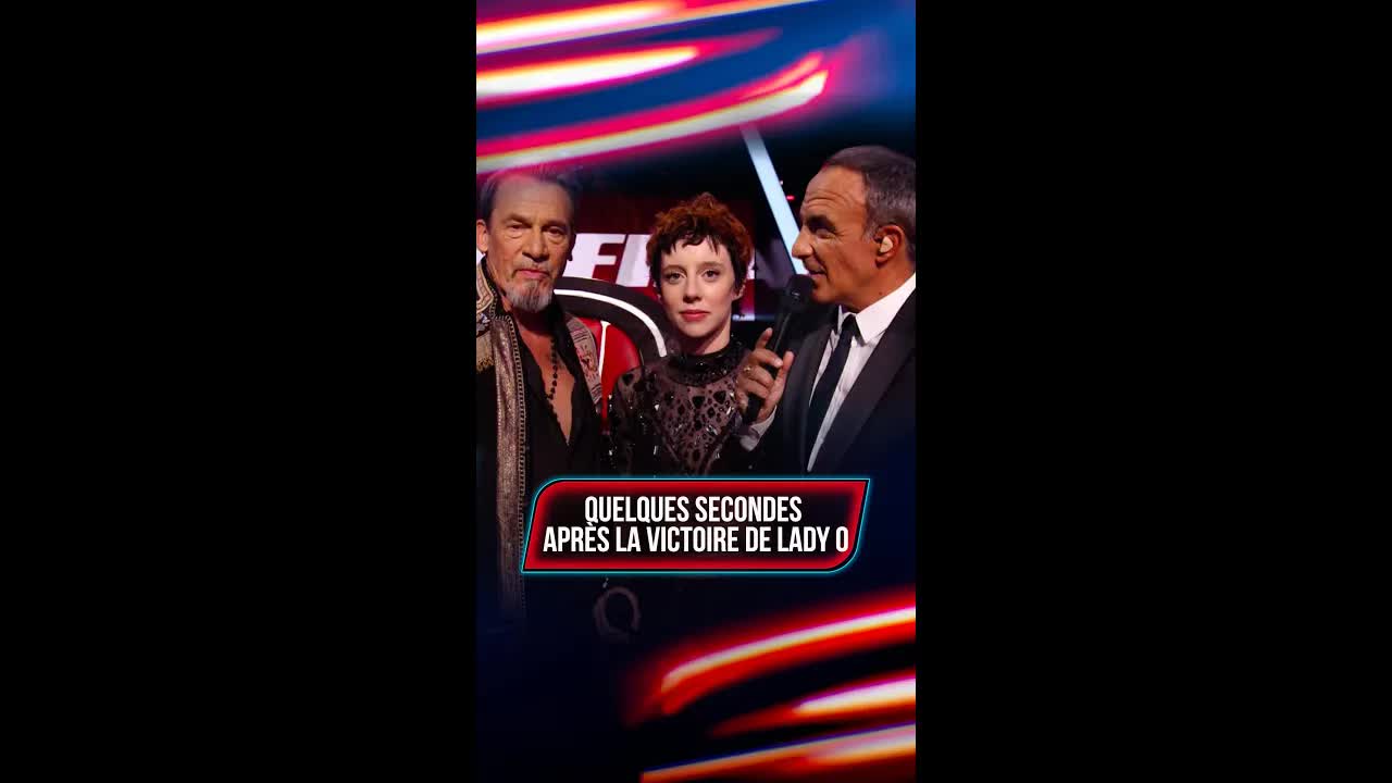 Réaction de Lady O après sa victoire à The Voice