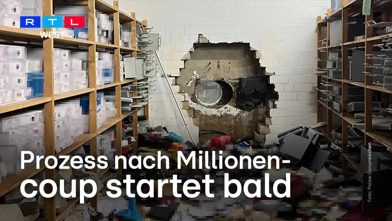 Prozess gegen Sparkasse nach Millionencoup