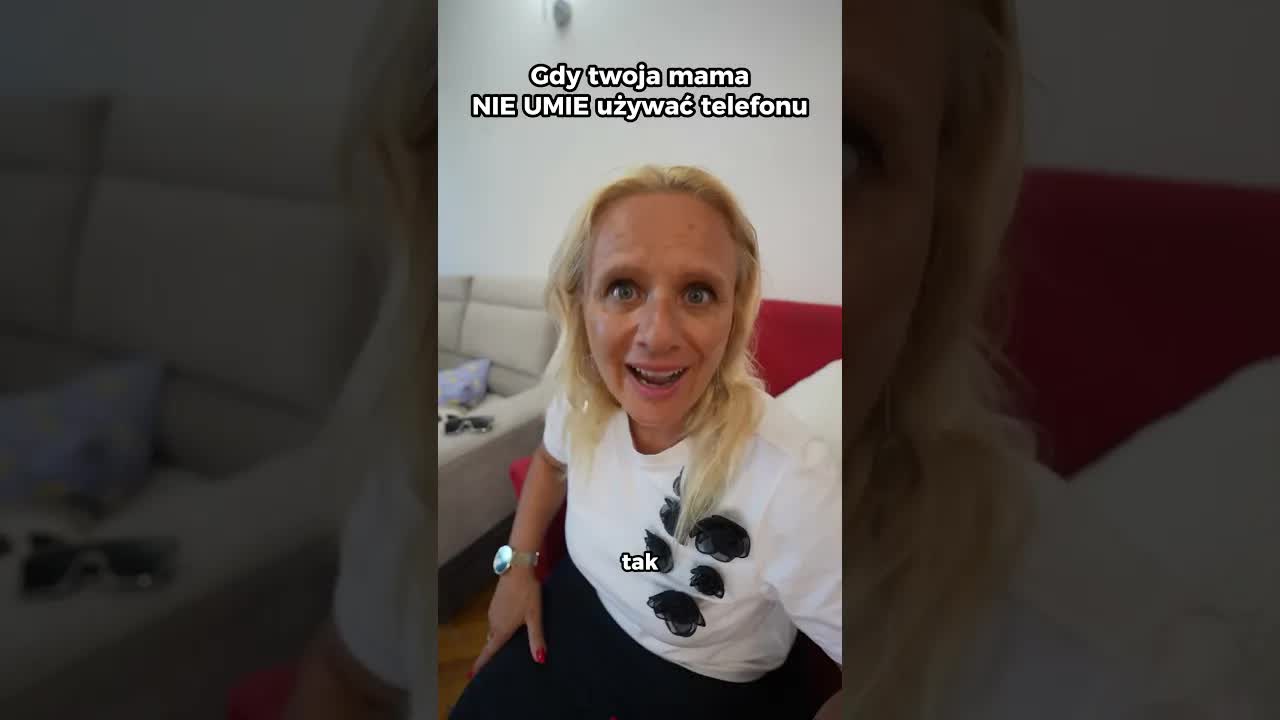 Mama nie umie używać telefonu