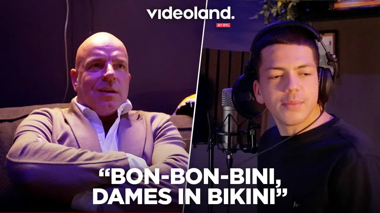 Andy bezoekt Nino in de studio voor Bon Bini