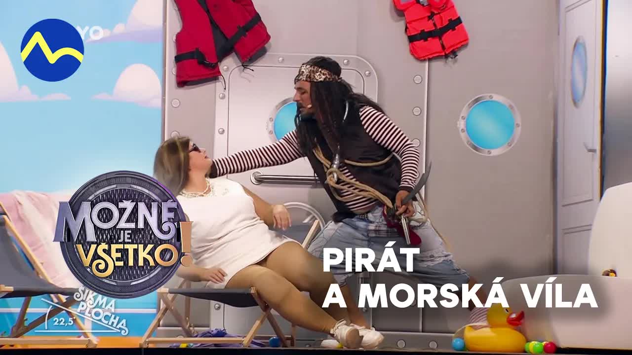 Pirátska scéna z show Možné je všetko!