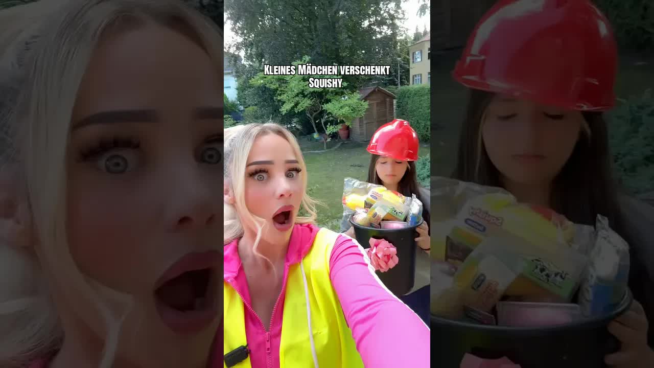 Mädchen verschenkt Squishies – Kommentiert mit „Ich“