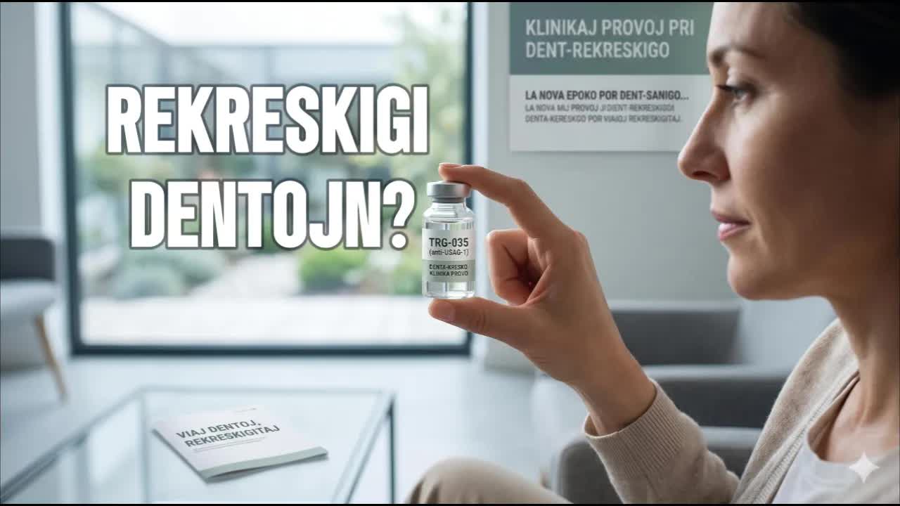 Novaj dentoj por plenkreskuloj? Mirinda novaĵo el Japanio!