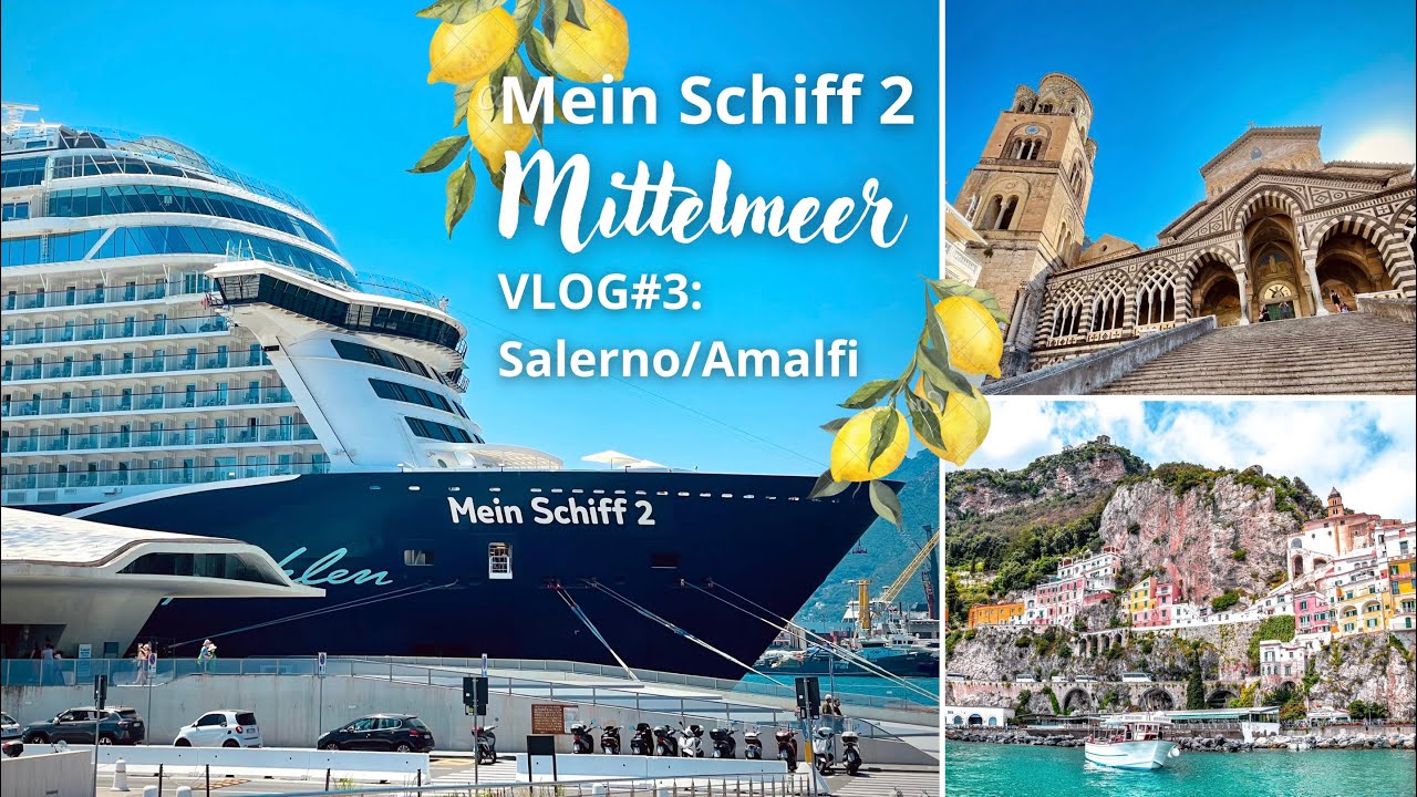 Vlog: Tagesausflug von Salerno nach Amalfi an der Küste