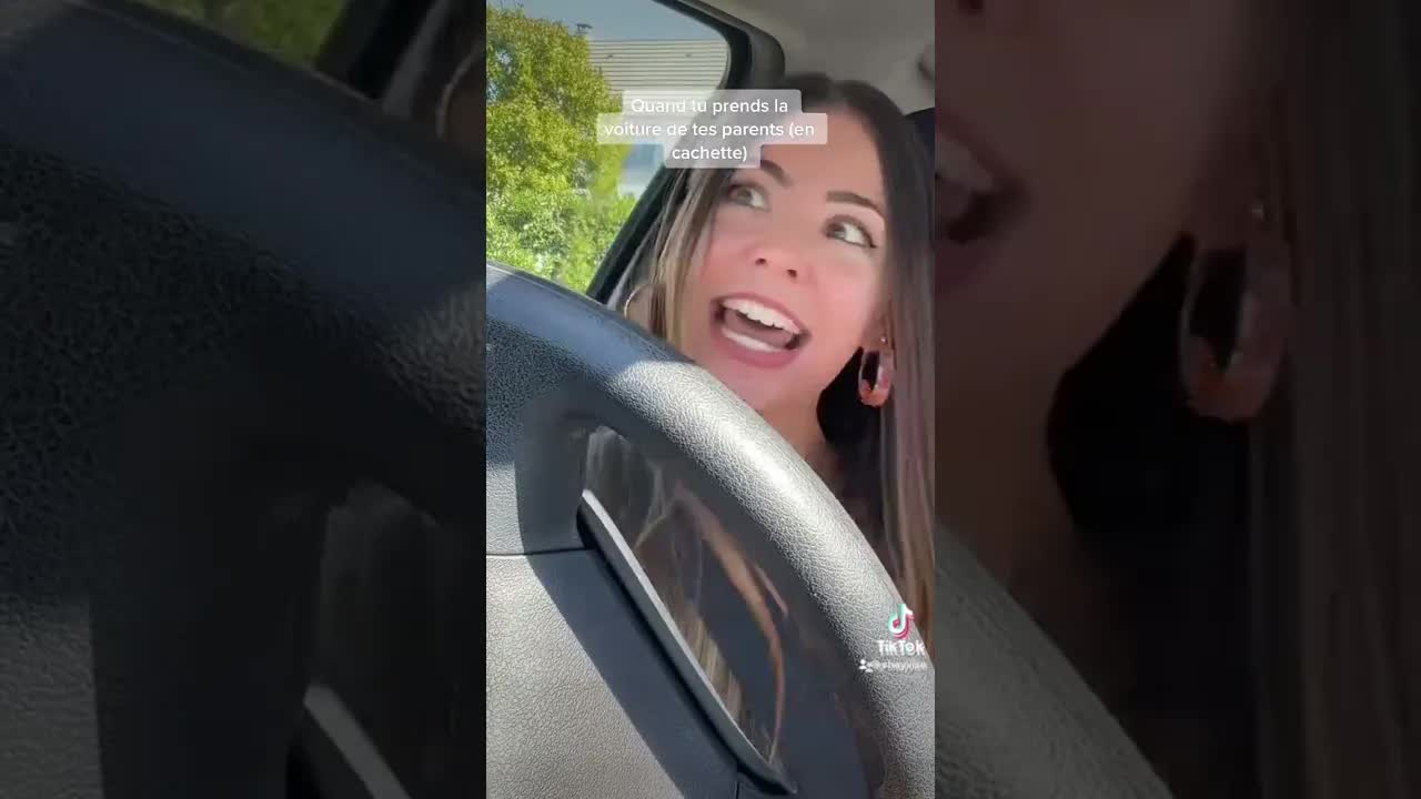 Quand tu prends la voiture de tes parents en cachette