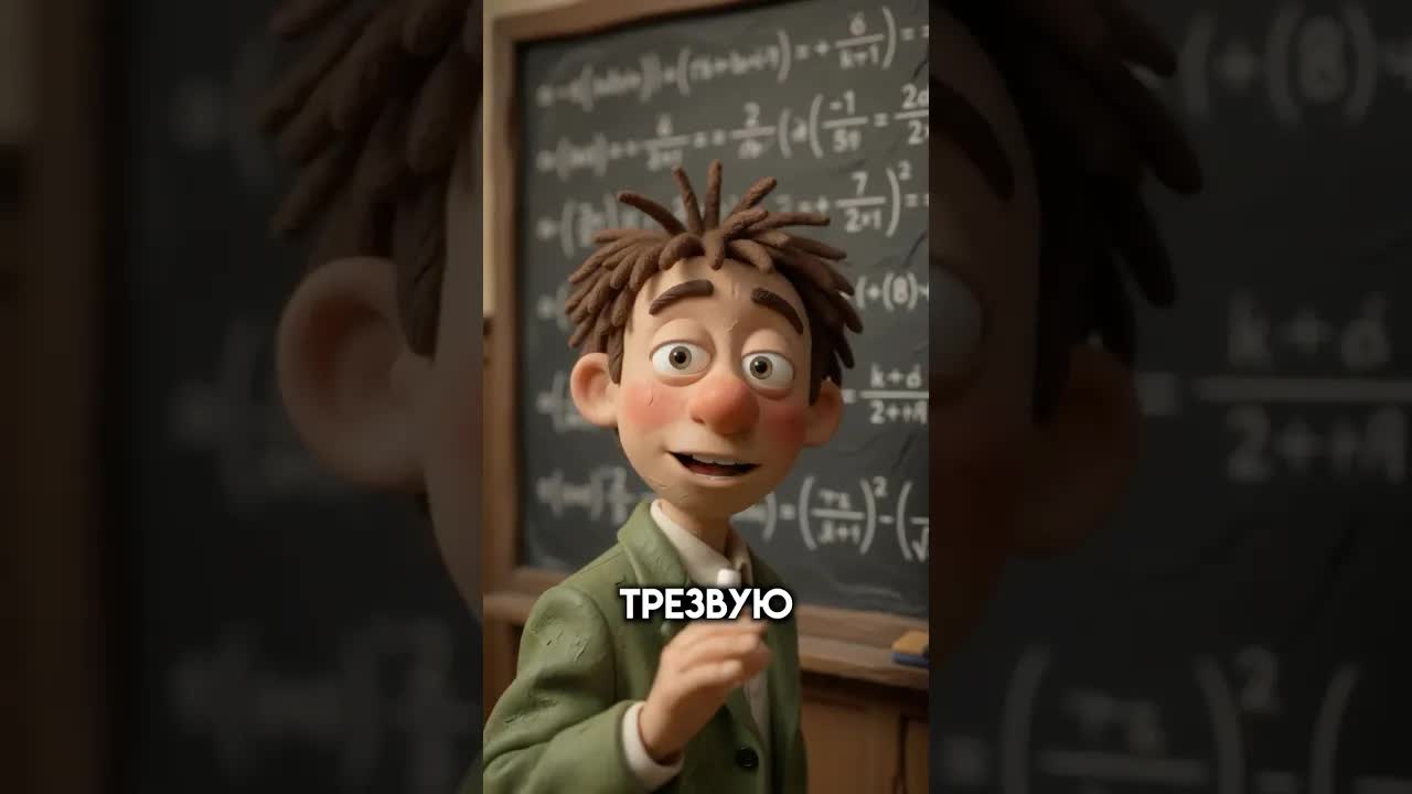 Студент выводит формулу Лапласа на лекции
