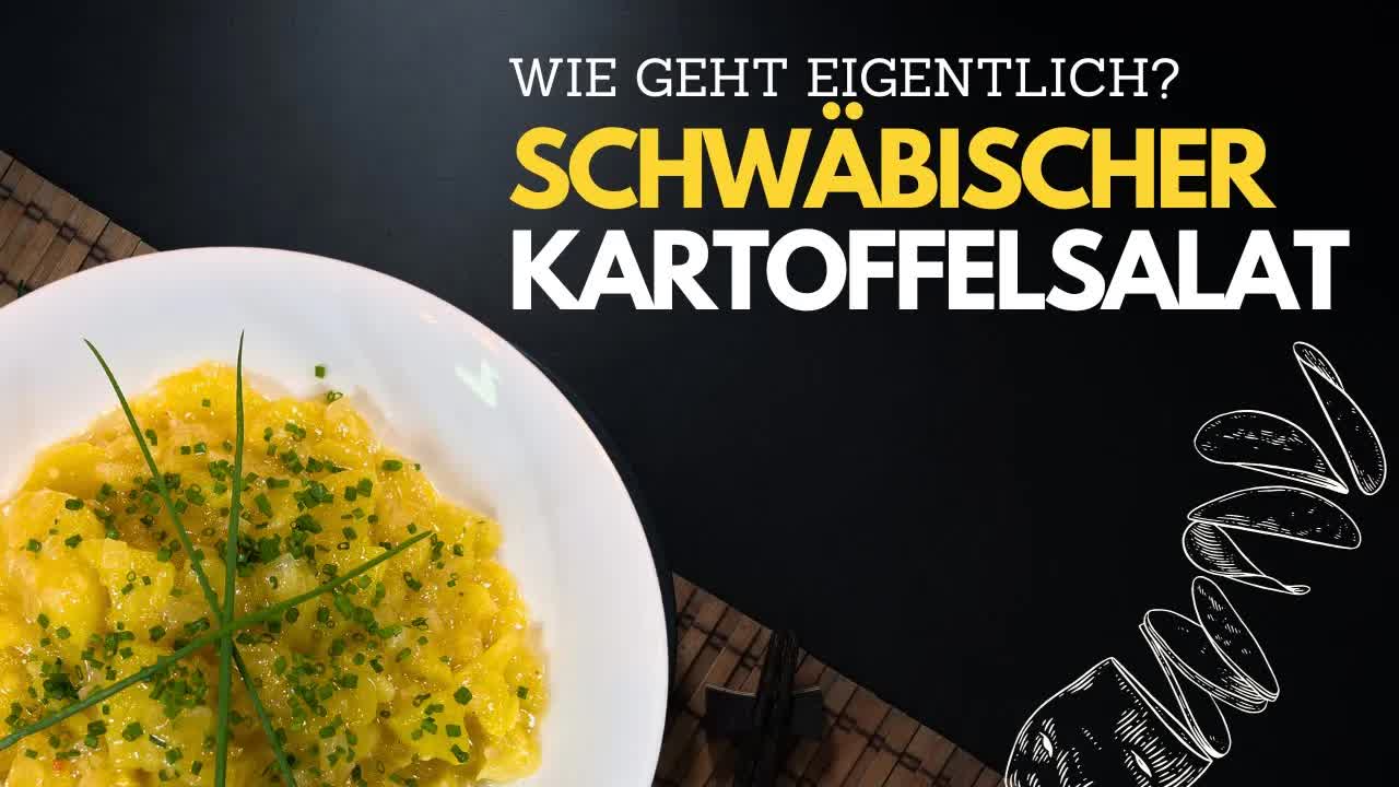 Schwäbischer Kartoffelsalat mit Fleischbrühe