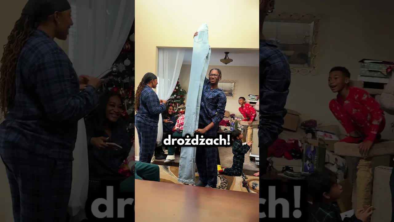 Syn rośnie jak na drożdżach, więc dostał długie dżinsy