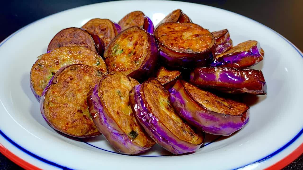 茄子肉餅的家常做法