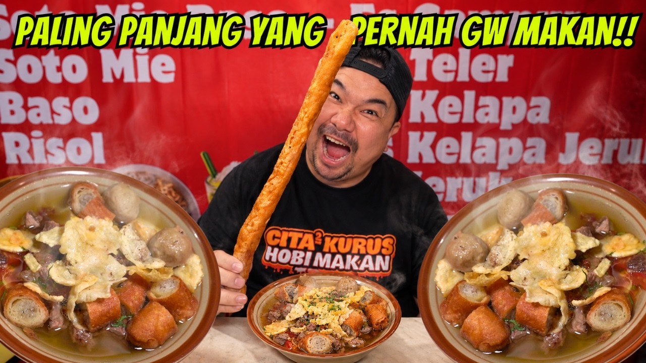 Mencoba Soto Mie dengan Risol Terpanjang di Jakarta