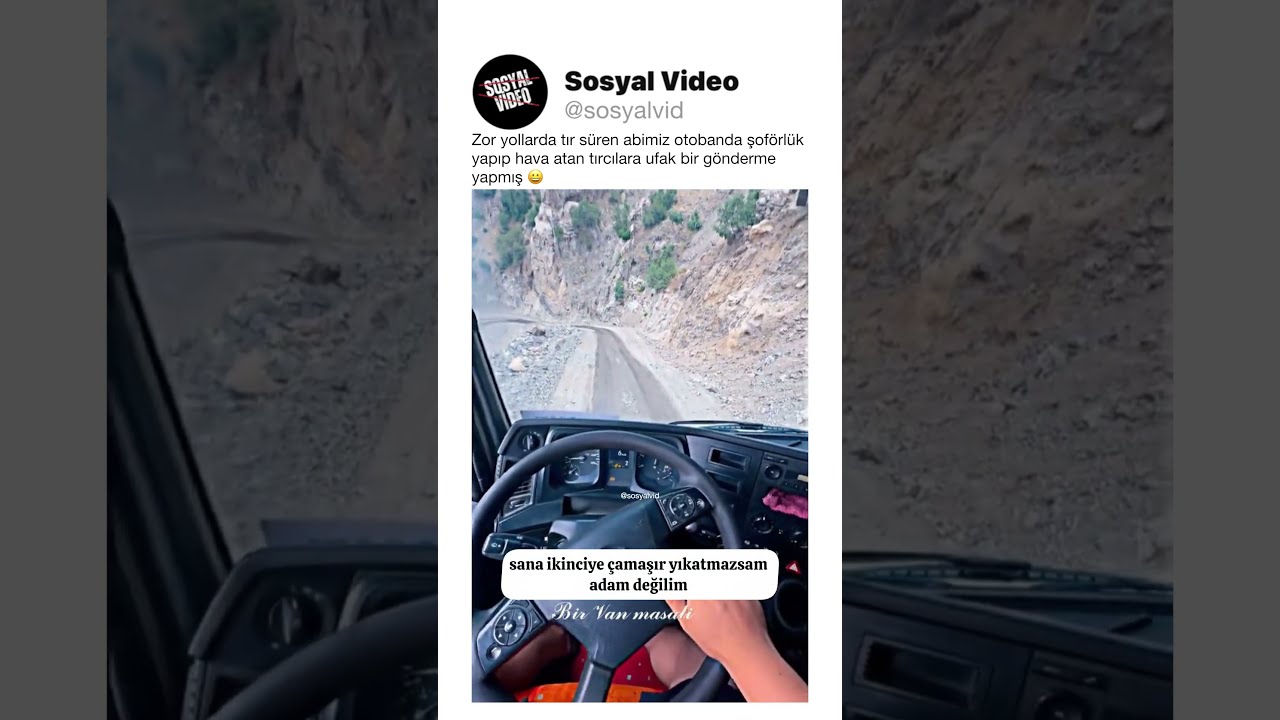 Tır Şoförünün Otobanda Mizahı