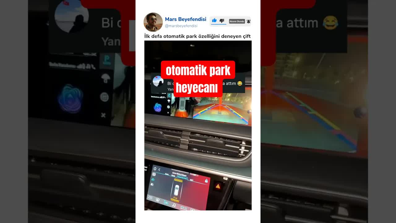 Otopark Özelliğini İlk Kez Deneyen Çiftin Tepkisi