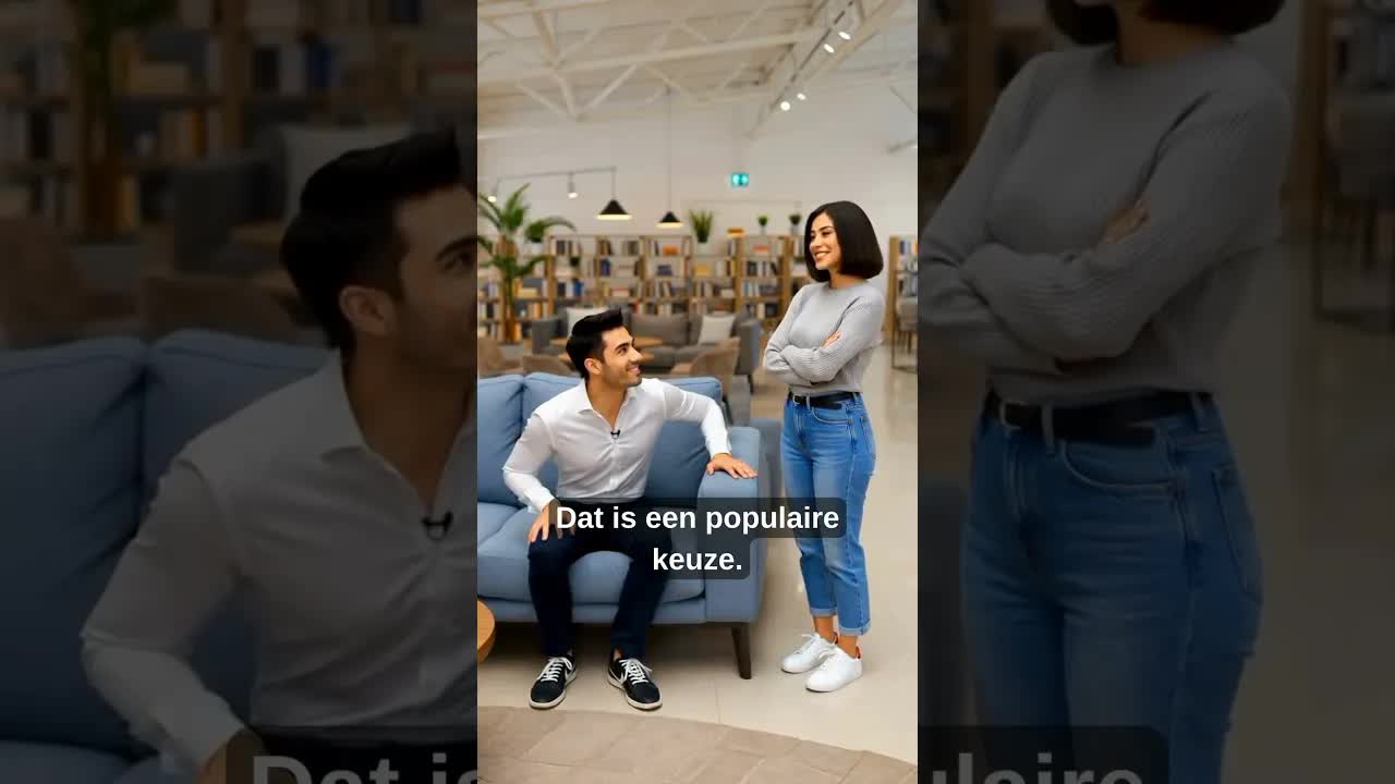 Een comfortabele bank kopen in de winkel