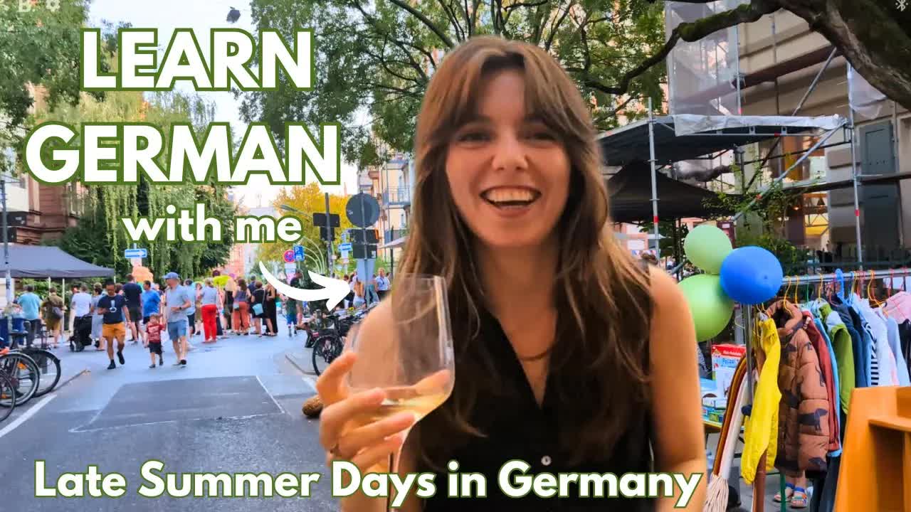 Ein Tag im Spätsommer: Frühstück und Straßenfest