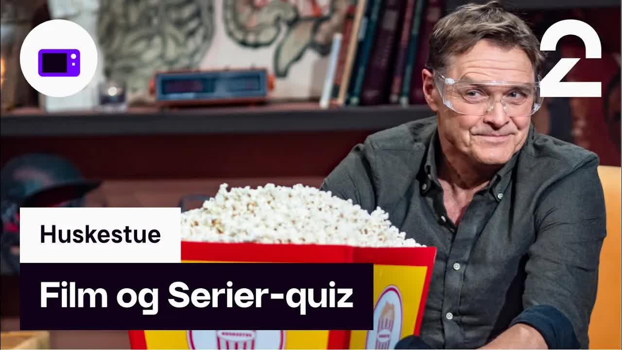 Film og serier-quiz med popcorn-bombe