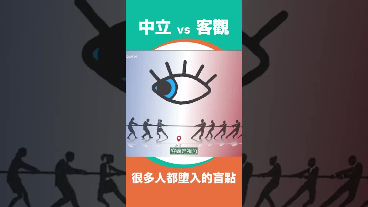 區分中立同客觀嘅分別