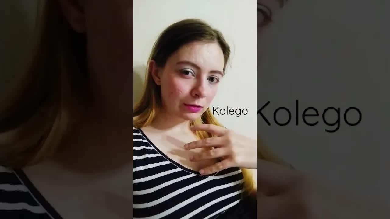 Kolego: Unu vorto, du signifoj