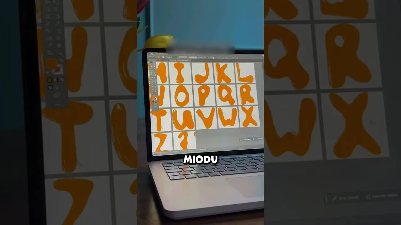 Stworzyła alfabet z miodu