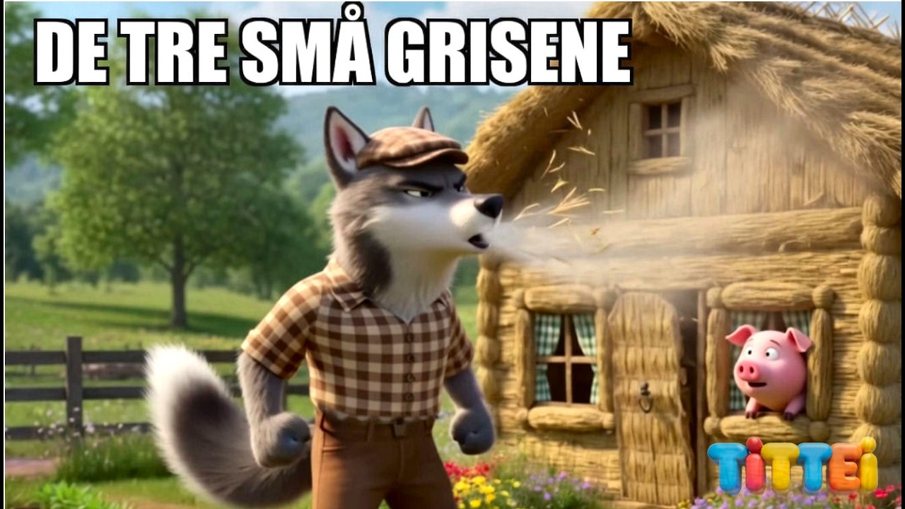 De tre små grisene sangen | Norske barnesanger