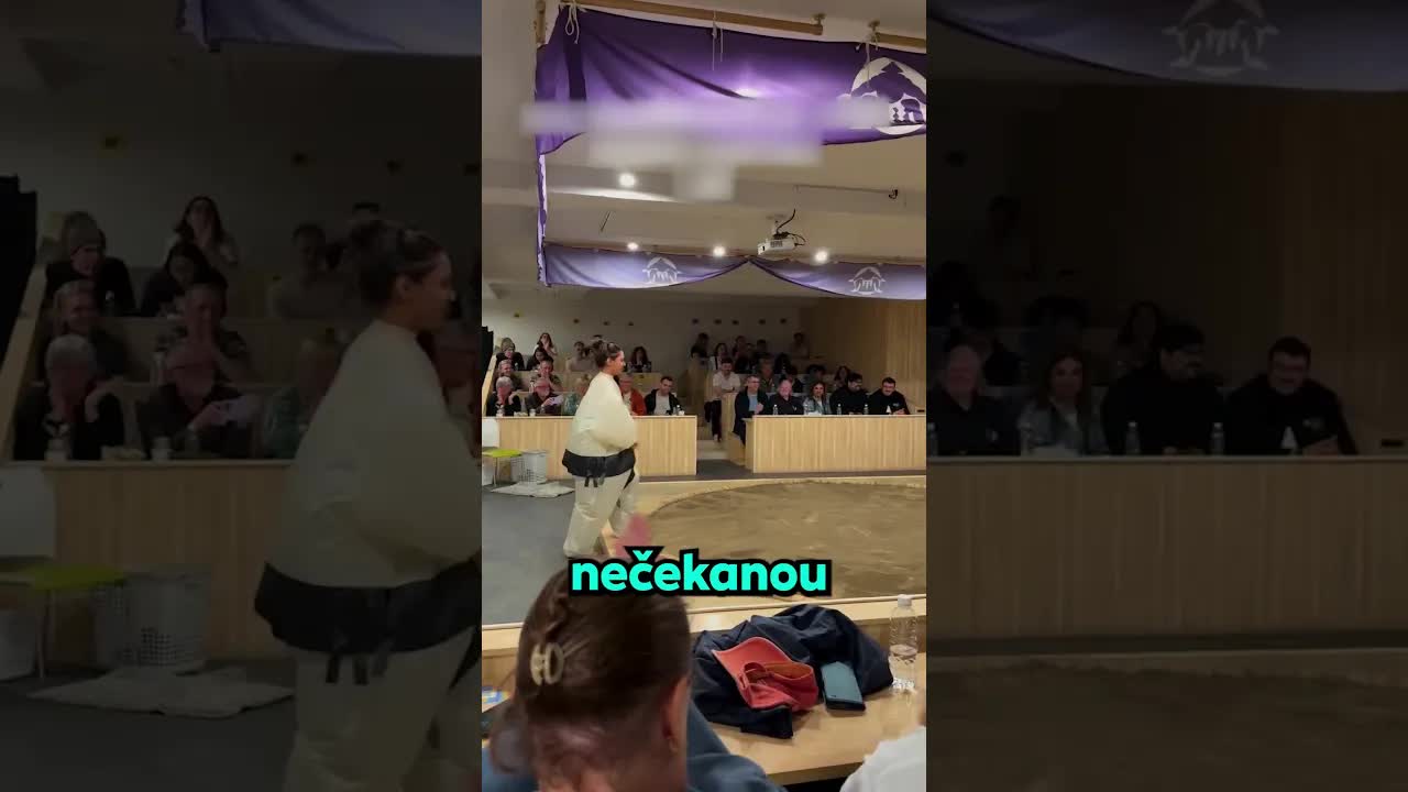 Maminka porazila sumo zápasníka