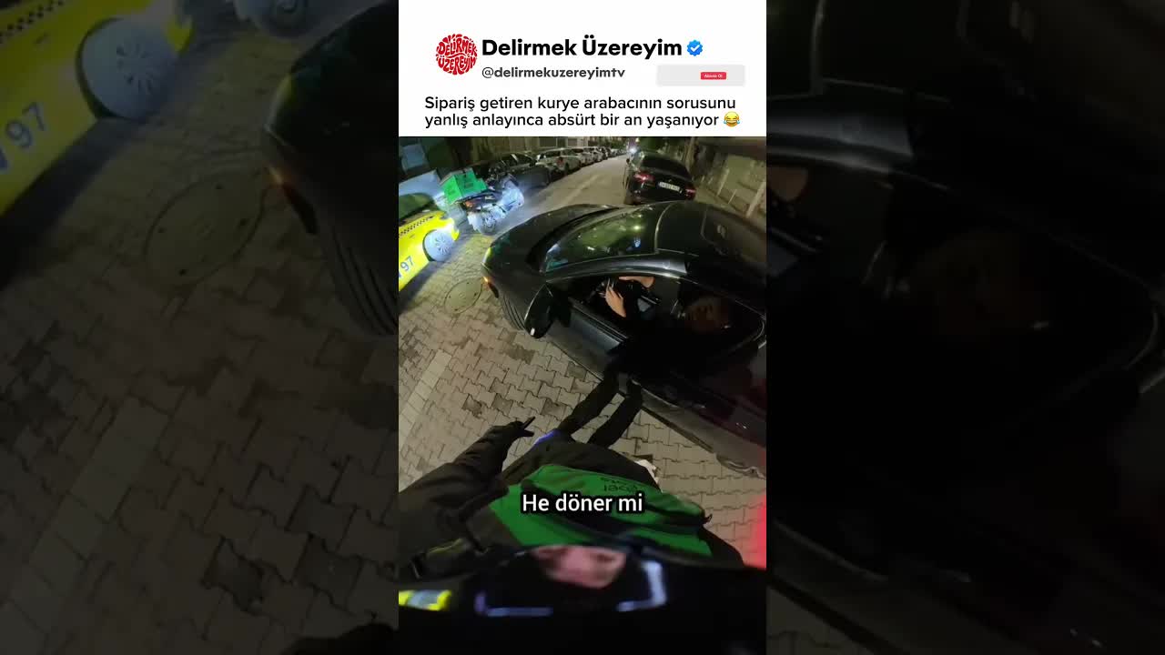 Kuryenin Araba Dönüşünü Yanlış Anlaması