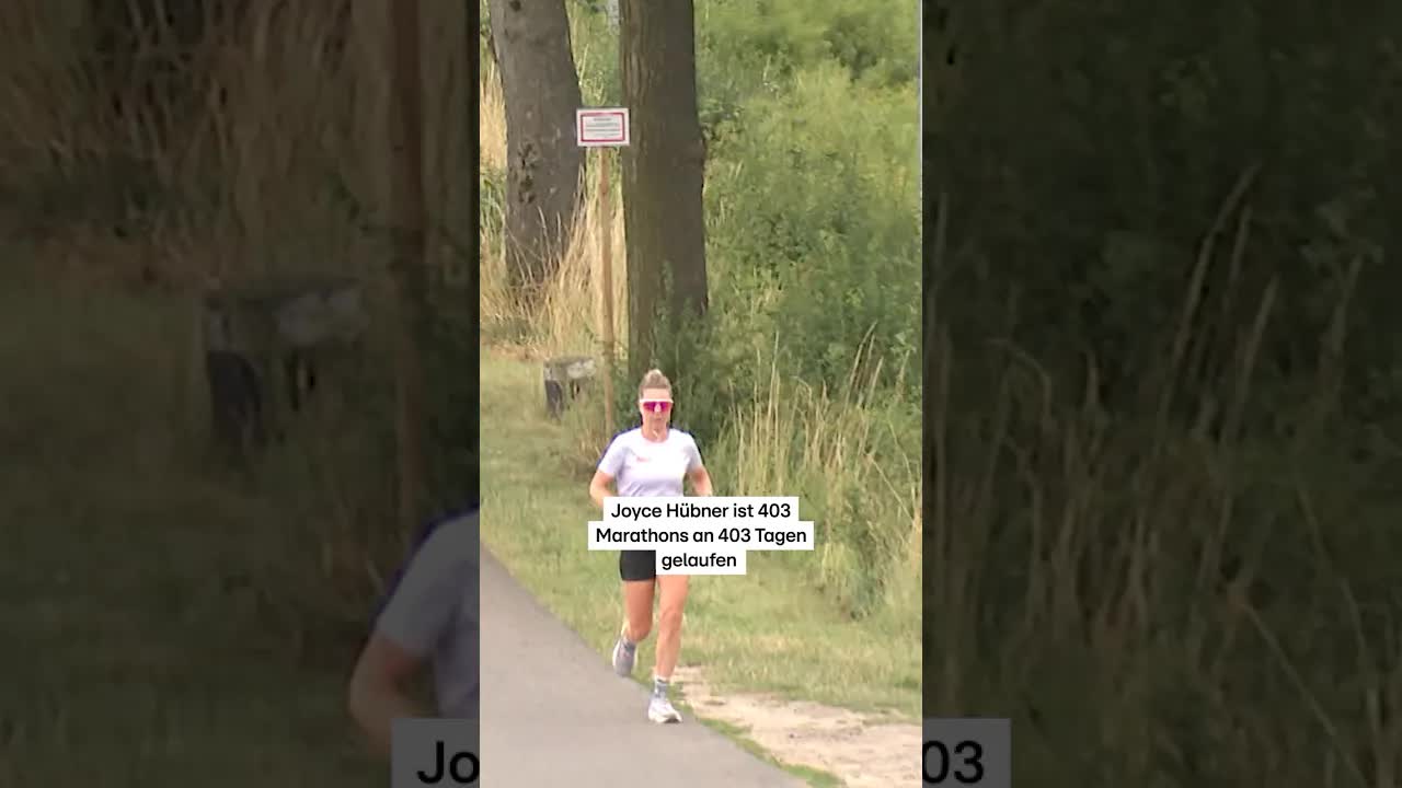 Joyce Hübner läuft 495 Marathons durch Deutschland