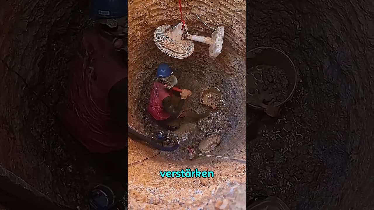 Wie man einen Brunnen für ein Dorf baut