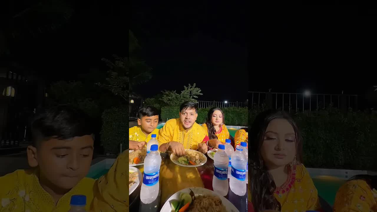 বিরানি খেয়ে ডান্সের প্রস্তুতি