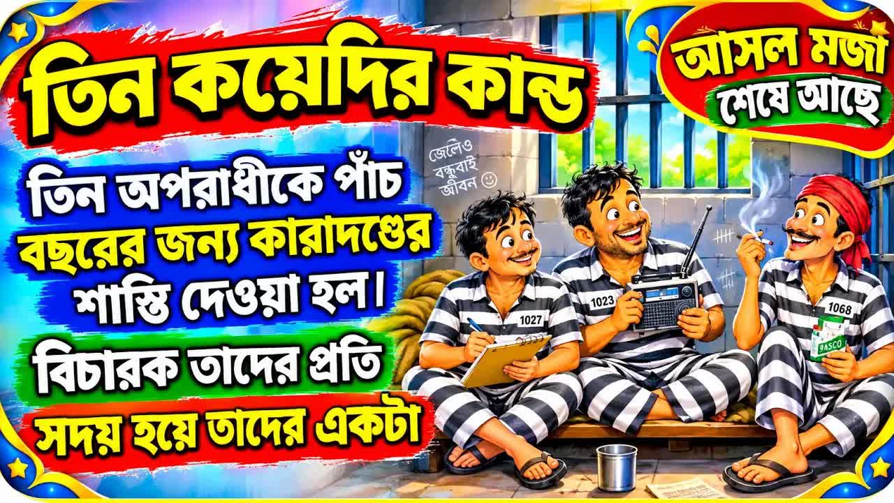 তিন কয়েদির মজার গল্প: দেশলাইয়ের প্রশ্ন